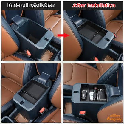 Car Armrest Box Storage Box Compatible with Ford Maverick 2022 (1Pcs)
