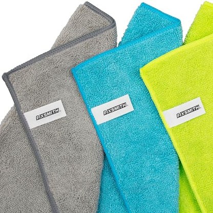 Microfiber Cleaning Cloth (50pk / 3 Colors Assorted)
