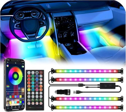 RGB IC Car Interior Lights (APP RGBIC 48 Lights)