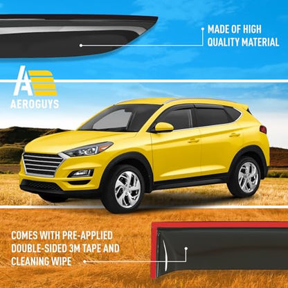 Extra Durable Window Deflectors Tape (For Hyundai Tucson 16-21)