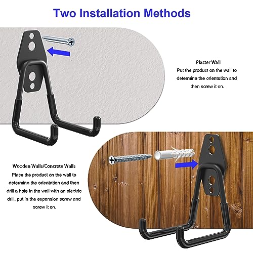 Magnetic Garage Hooks (Black)