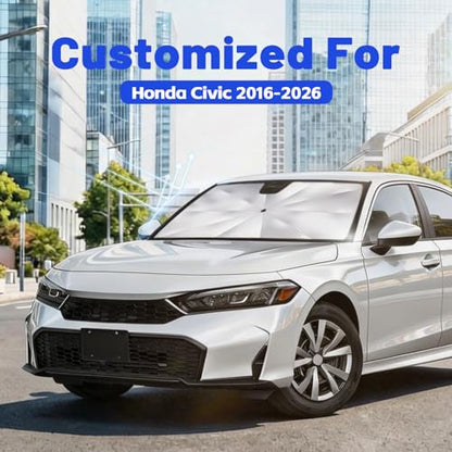 Car Windshield Sun Shade Umbrella for Honda Civic 2016 (For Honda Civic 2016-2026)