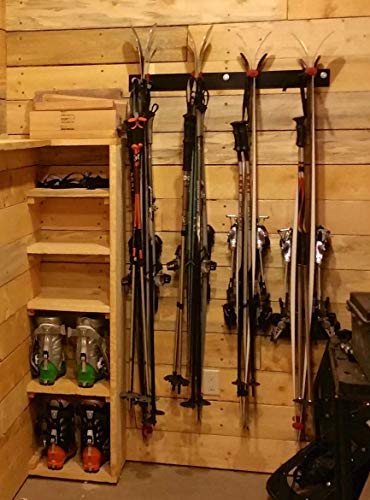 Ski Rack Wall Mount (8 Skis)