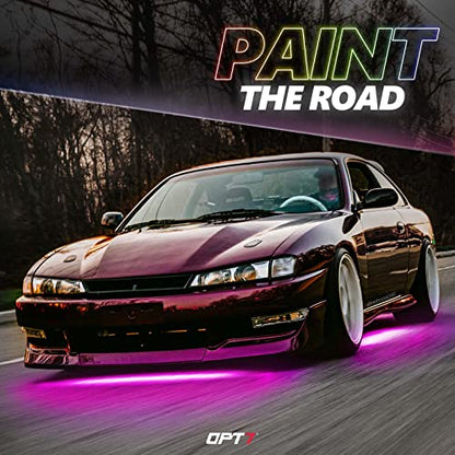 Aura Pro RGB Aluminum Car Underglow Kit with App & Remote Control (1. Car / RGB)