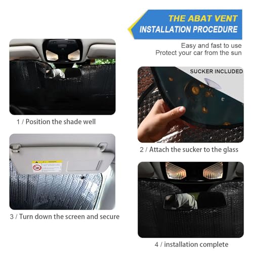 Car Windshield Sun Shade Cat Daisy Flowers Foldable Car Front Windshield Sunshade Blocks UV Rays Sun Visor Sun Heat Protection for Car Truck SUV to Keep Your Vehicle Cool (Small / Cat Daisy Flowers)
