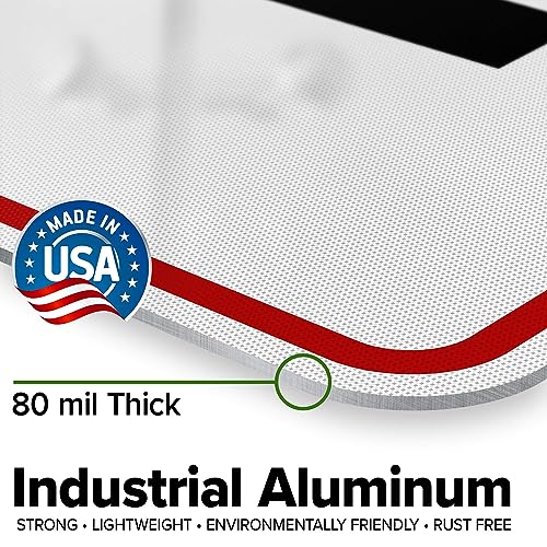 Custom Sign Custom Sign for Business (Header - Horizontal / 24x30 - Aluminum Reflective)