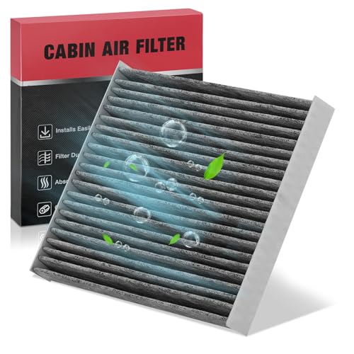 Cabin Air Filter CF10370 Compatible with Ford Mustang 2005 (8.4" x 7.2" x 1.1" / CF10370)