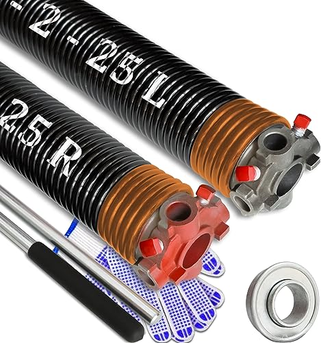 234x2x25 Garage Door Torsion Spring Set with Non (.234x2x25")