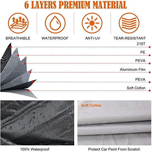 Waterproof Car Cover Compatible with Chevrolet Monte Carlo LS (Monte Carlo 1978-1988)