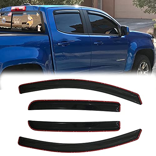 Window Visors for 2015 (15-22 colorado CrewCab(In-Channel))