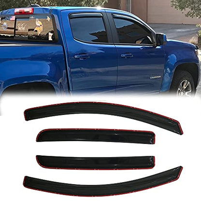 Window Visors for 2015 (15-22 colorado CrewCab(In-Channel))