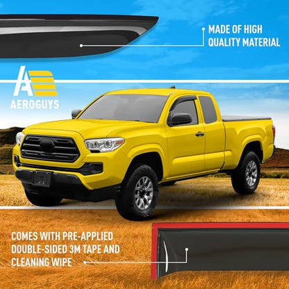 Extra Durable Window Deflectors Tape (For Toyota Tacoma 16-23)
