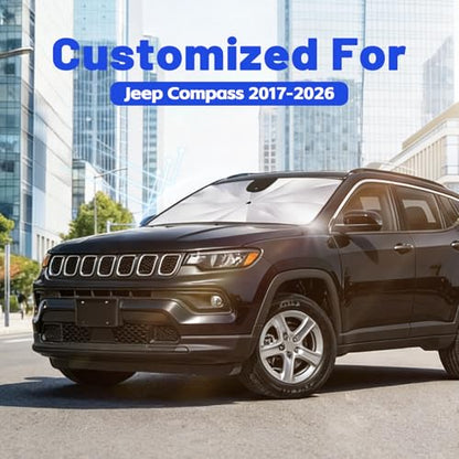 Car Windshield Sun Shade Umbrella for Jeep Compass 2017 (For Jeep Compass 2017-2026)