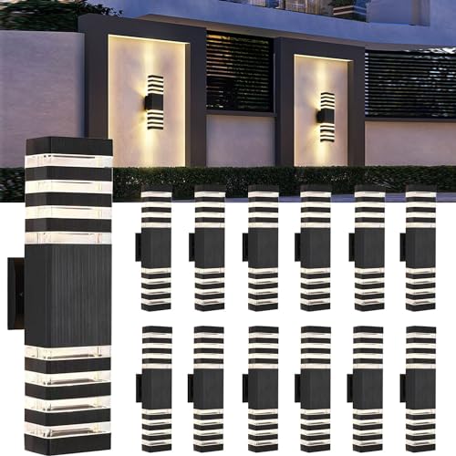 18inch LED Square Up & Down Wall Lights (18inch-12Pack)