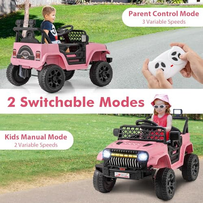 Kids Ride On Truck (Pink / 37" × 24.5" × 25.5'')