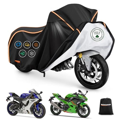 Motorcycle Cover for Kawasaki Ninja 400 (Black / for Kawasaki Ninja)