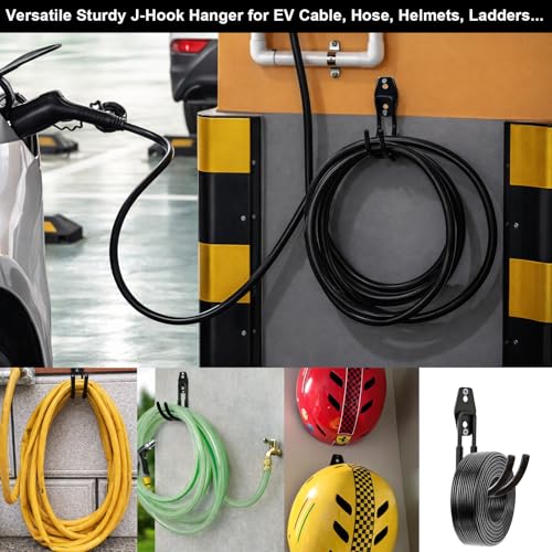 EV Charging Cable Holder for Garage (NACS-J1772-301)