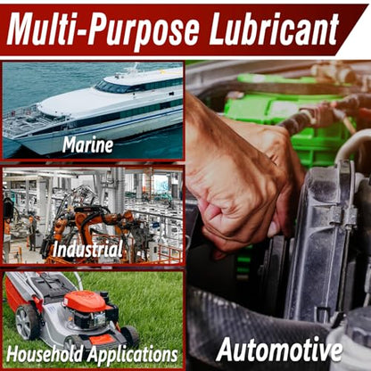 High Temp Copper Anti Seize Compound Spark Plug Antiseize Lubricant (4 Pack / Copper Antiseize Grease)