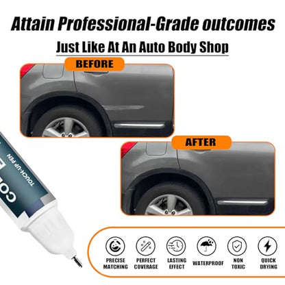 K51 Platinum Graphite Metallic Touch Up Paint for Nissan (Platinum Graphite Metallic(K51) Compatible with 350Z/370Z/Murano/Quest/Rogue/Rogue-Select/X-Trail)