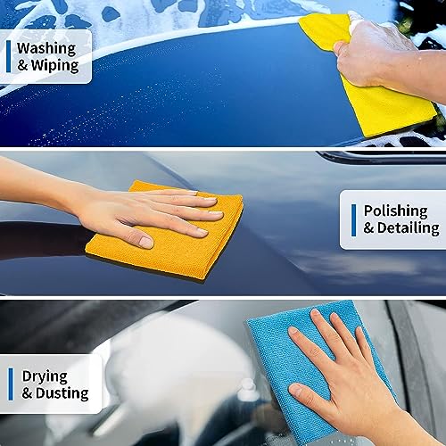 Microfiber Towels for Cars (Assorted / 24 Pack)