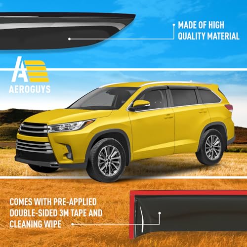 Extra Durable Window Deflectors Tape (For Highlander 14-19)