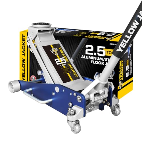 2.5 Ton Floor Jack Aluminum and Steel Racing Car Jack (Blue / 2.5T low profile dual pump)
