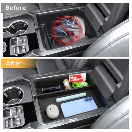 2026 Passport Center Console Organizer for 2026 Honda Passport Accessories ABS Plastic Armrest Console Glove Tray Compatible with 2026 Honda Passport RTL (2026 Honda Passport 1Pack Tray)