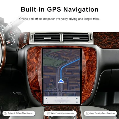 12.1" Android Car Stereo for Chevy Tahoe Suburban GMC Yukon 2007