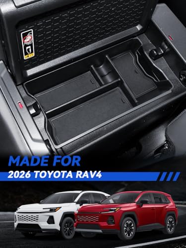 for 2026 RAV4 Center Console Organizer Tray Storage Box for Toyota RAV4 2026 (for 2026 Toyota RAV4)