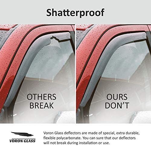in Channel Extra Durable Rain Guards for Chrysler Town and Country 2008 (For Town and Country 08-16)
