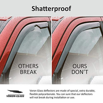 in Channel Extra Durable Rain Guards for Chrysler Town and Country 2008 (For Town and Country 08-16)