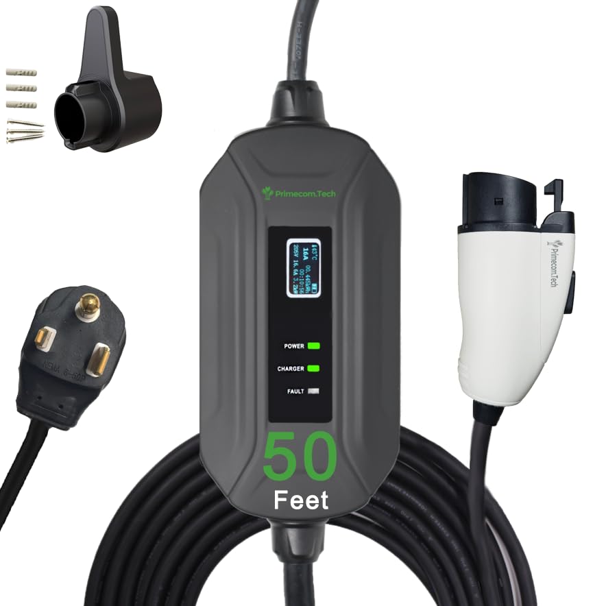 PRIMECOM Level 2 EV Charger 220 (6-50P / 50 Feet)