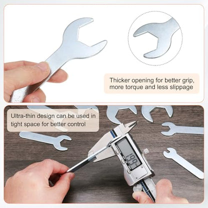 10pcs Small Wrench 24x120x2.3mm Metric U (24x120x2.3mm)