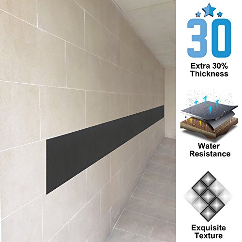 GWP01S Thick Waterproof Garage Wall Protector (1/6" Thickness Black)