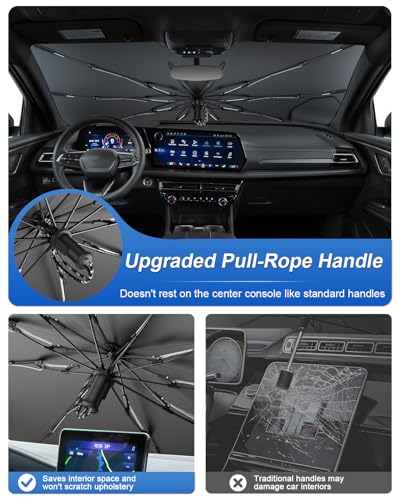 for 2026 2027 Chevy Traverse Car Windshield Sun Shade Umbrella (2024-2027 Traverse)