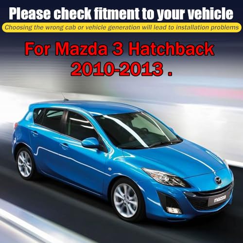 Rain Guards for Mazda 3 Hatchback 2010 (For Mazda 3 Hatchback 2010-2013)