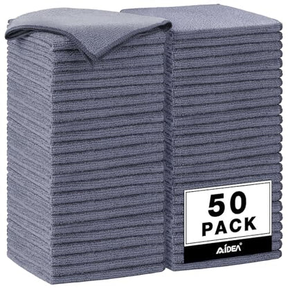 Microfiber Cleaning Cloth Grey 50PK (Grey / 50PK)
