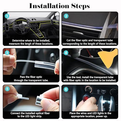 RGB Interior Car LED Strip Lights