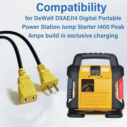DXAEJ14 1400 Jump Starter Power Cord (1.5m car starter power cord)