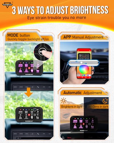 8 Gang Switch Panel Bluetooth RGB AR (RGB (No Remote,Bluetooth One side) / 8 Gang)