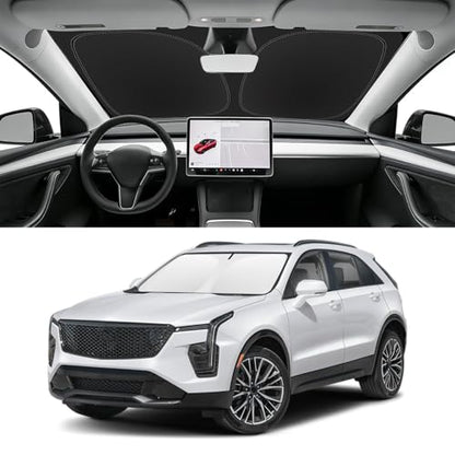 Custom Fit Windshield Sun Shade for Cadillac XT4 2019 (for 2019-2025 Cadillac XT4)