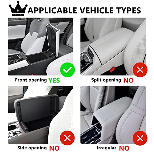 Car Armrest Covers (Sport Black / L - 14.0*9.6 inches)