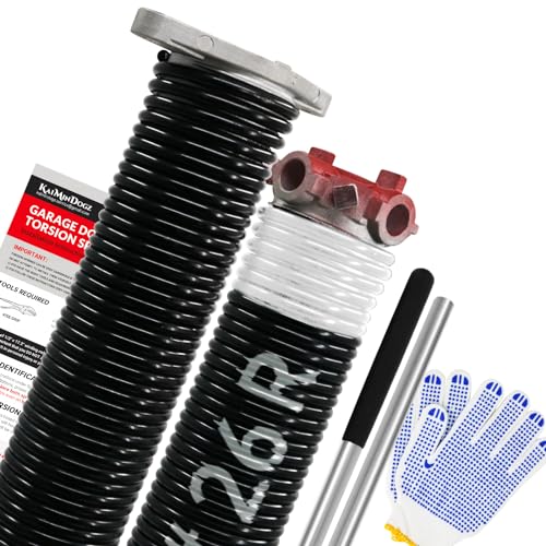 Pair of 1.75" Garage Door Torsion Springs Set with Non (0.218X1.75"X26")