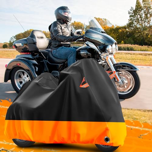 Trike Cover Heavy Duty Waterproof 3 Wheel Motorcycle Cover (Trike)