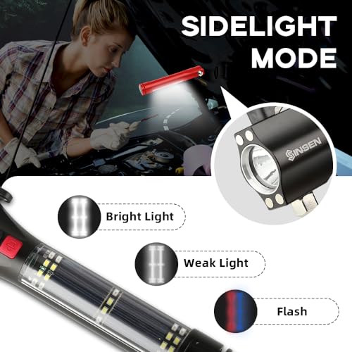Window Breaker Seatbelt Cutter for Car (Black / 8.3in)