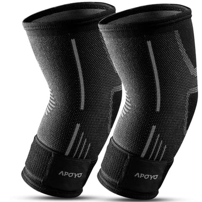 Elbow Brace for Tendonitis and Tennis Elbow (Grey (Pair) / Large)
