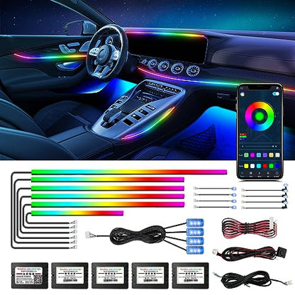 Dreamcolor Acrylic Interior Car Lights (dreamcolor 18 lights)