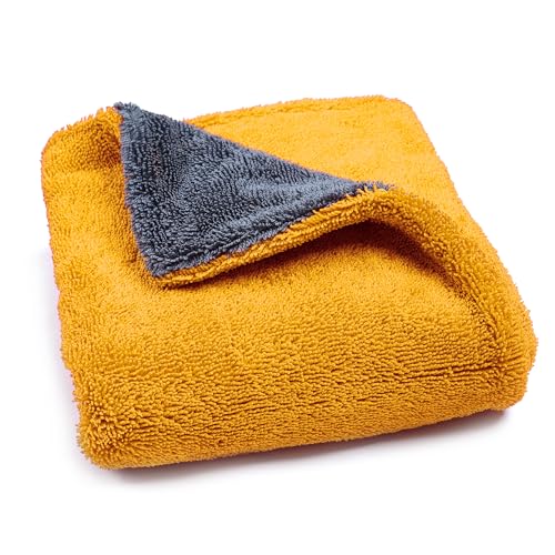 1000GSM Car Drying Towel (Yellow / 18"*24")