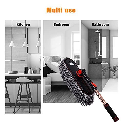 Auto Duster Extendable Handle (Light Grey)