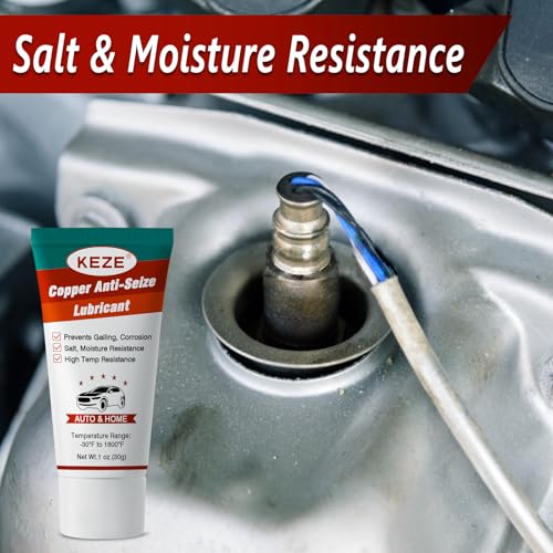 Copper Anti Seize Thread Lubricant Grease Antiseize Lubrication (1 Pack / Copper Antiseize Grease)